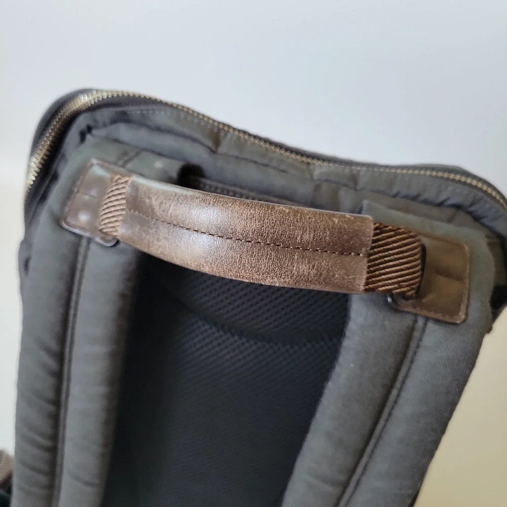 Tumi Alpha Bravo Knox Backpack Rucksack Charcoal Gray Canvas Durable Everyday